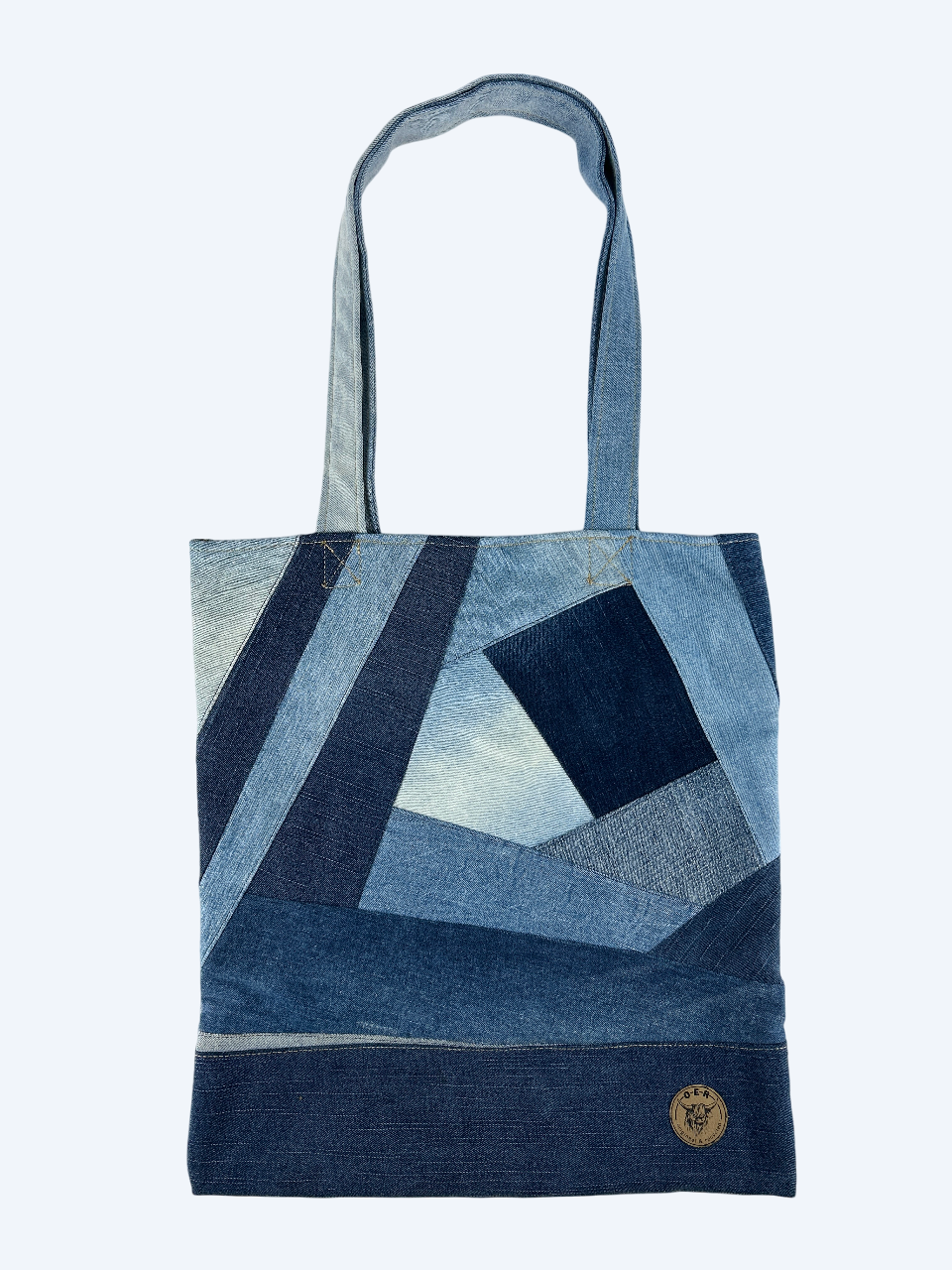 'linnen' tas van jeans