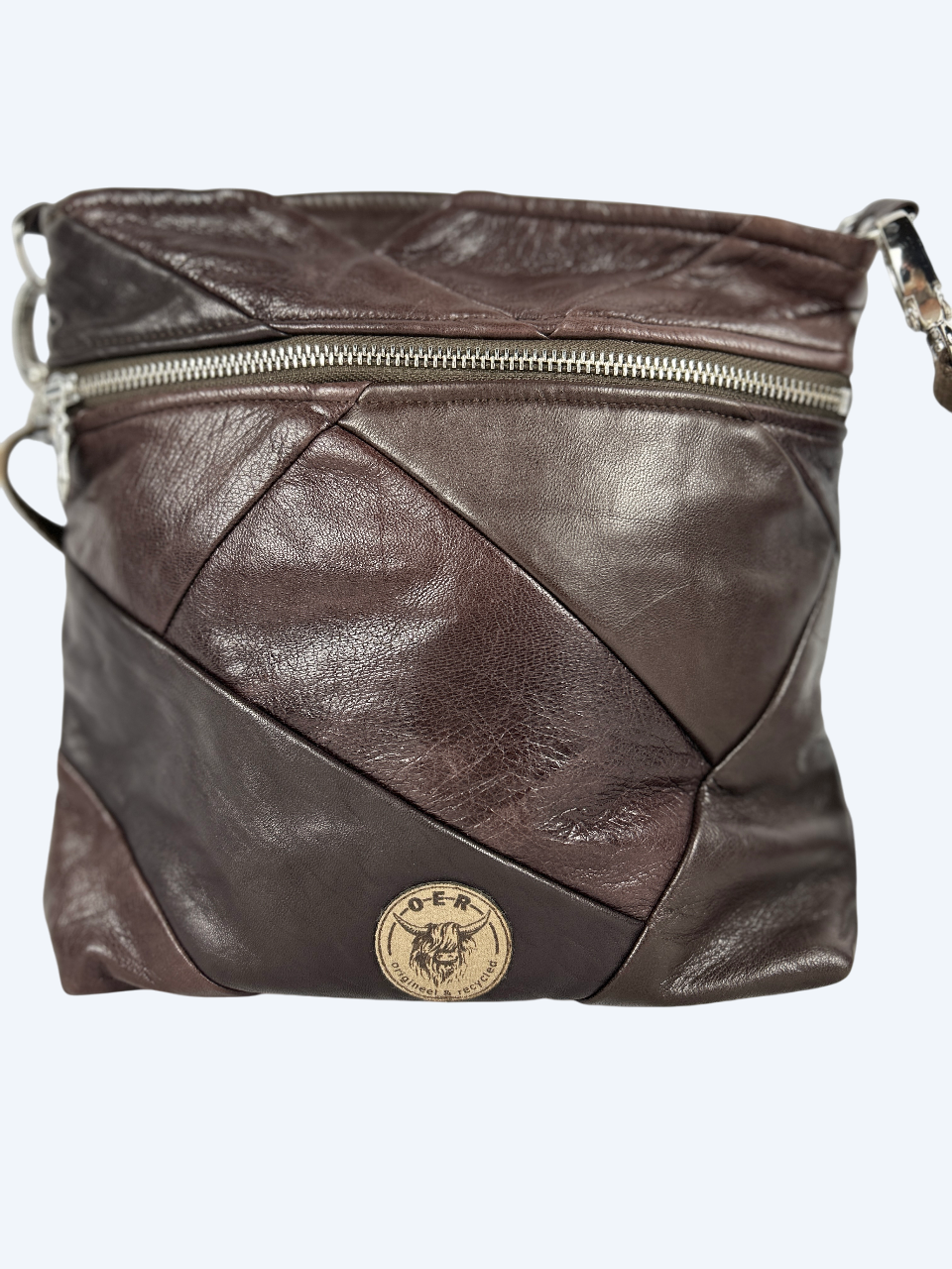 leren schoudertas - Afbeelding 2